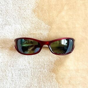 Vintage Y2K Red Wraparound Sunglasses